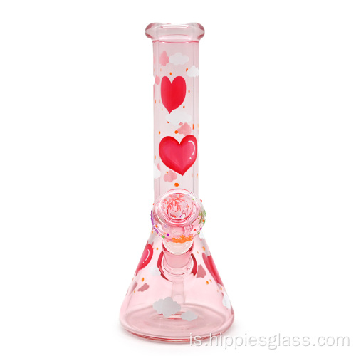 Bleikur ást Valentínusardagur 3D teiknimynd Bong